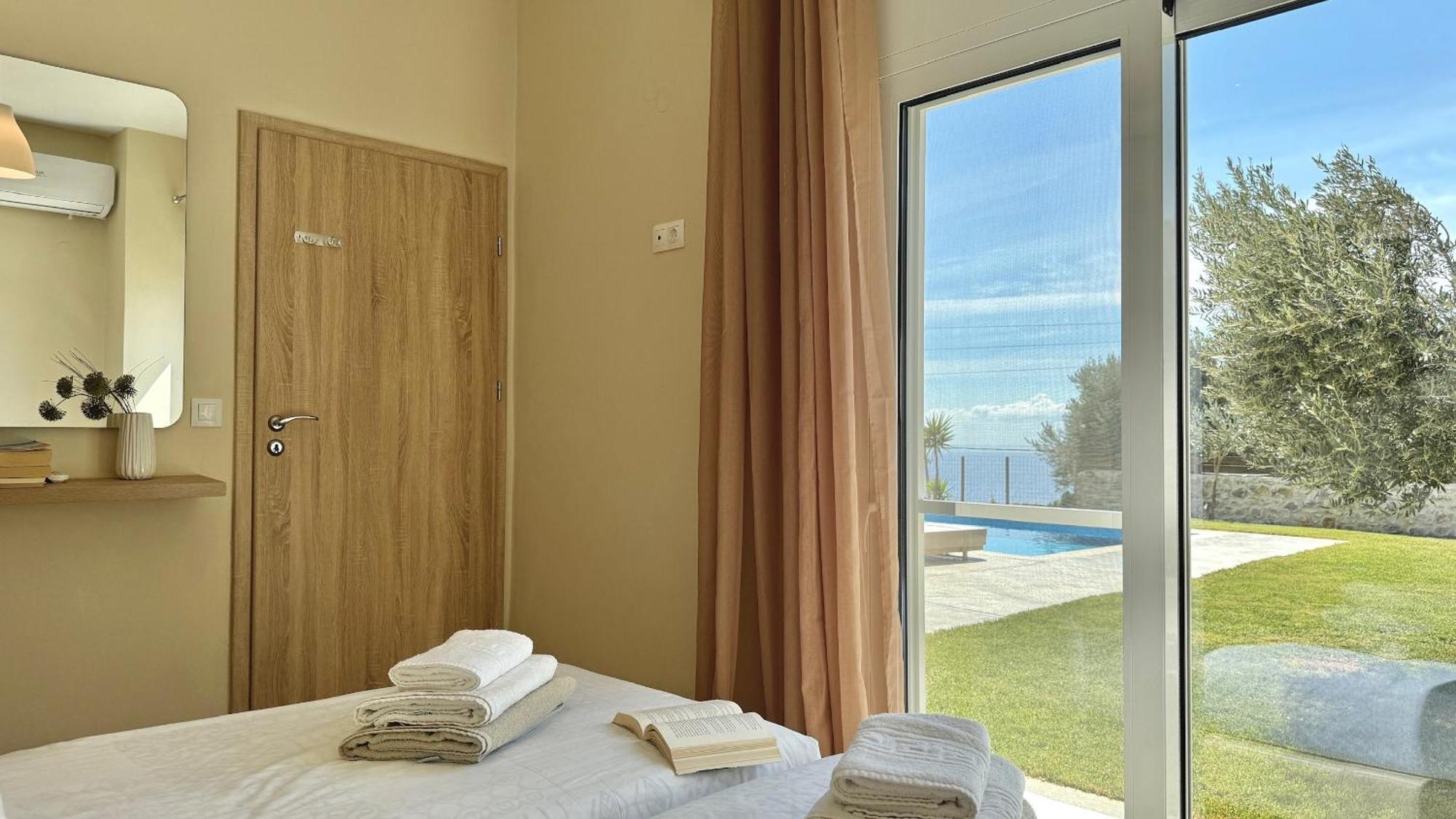 Villa Michael Triopetra Private Villa, Private Swimming Pool, Garden, Panoramic Sunset エクステリア 写真